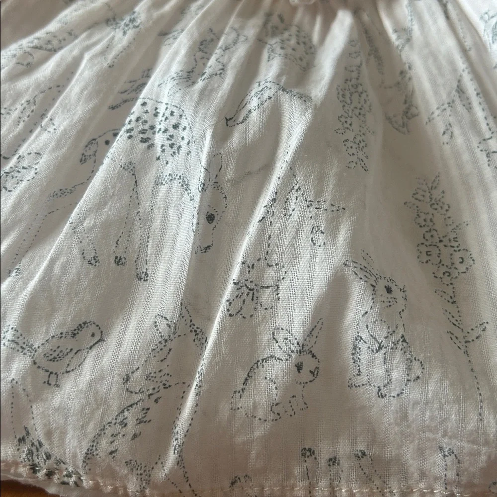 Pippa & Julie animal print owl deer 6-9 month dress